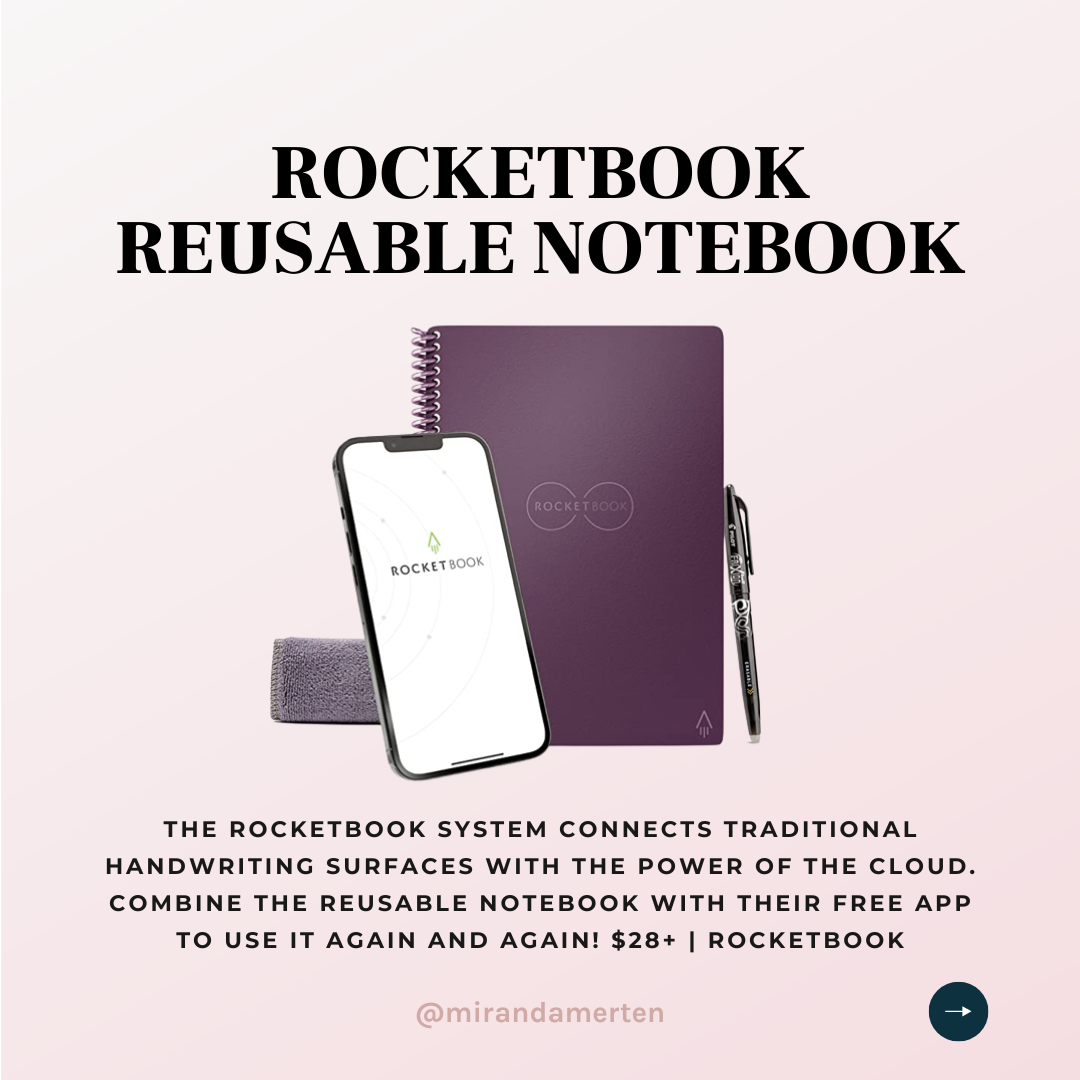 Rocketbook reusable notebook
